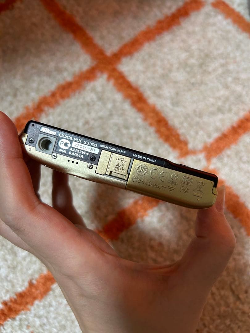 Nikon COOLPIX S3300 スイートゴールド　動作確認済み