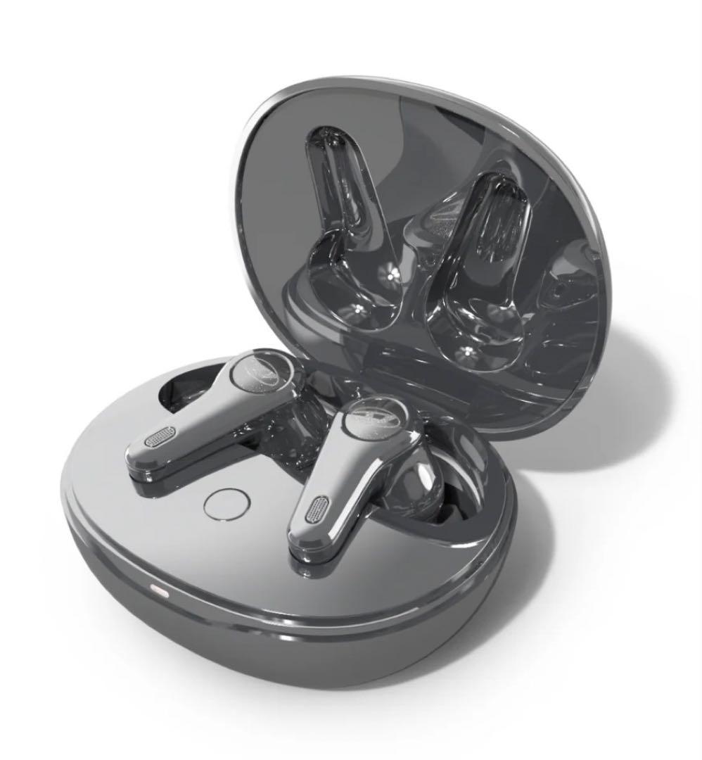 ワイヤレスイヤホン DIESEL アクティブノイズキャンセリング　シルバー