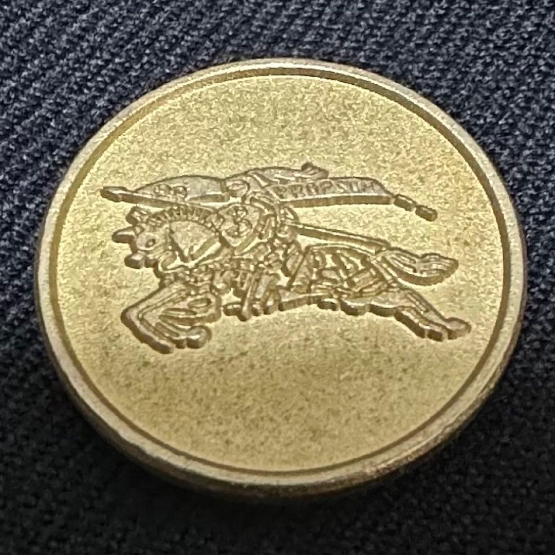 希少 バーバリーズ 金ボタン 紺ブレ ウール ダブルブレスト セットアップ 毛