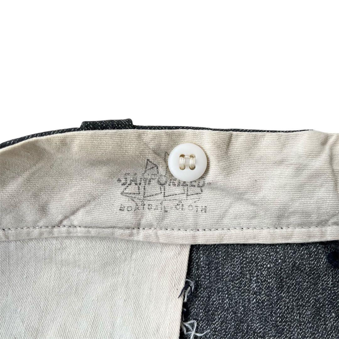 専用　1950’s ブラックシャンブレーパンツ 黒シャン