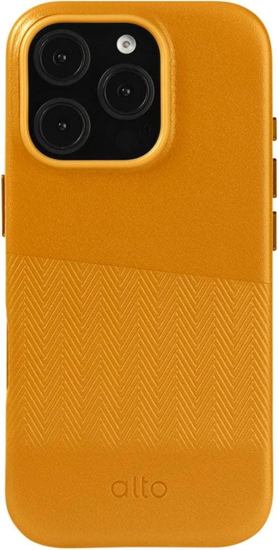 iPhone16Pro レザー 本革 ケース イタリア フルグレイン キャラメル