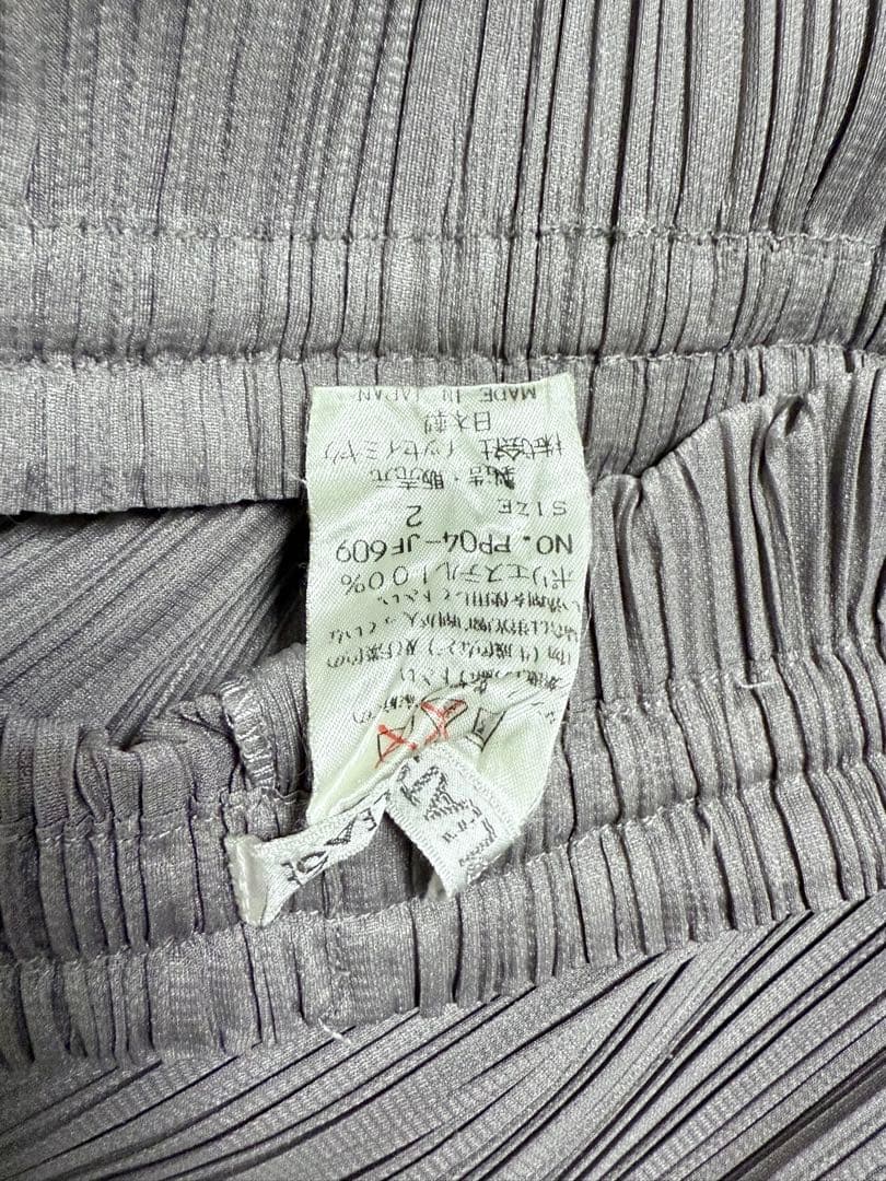 pleatsplease プリーツプリーズ パンツ グレー サイズ2