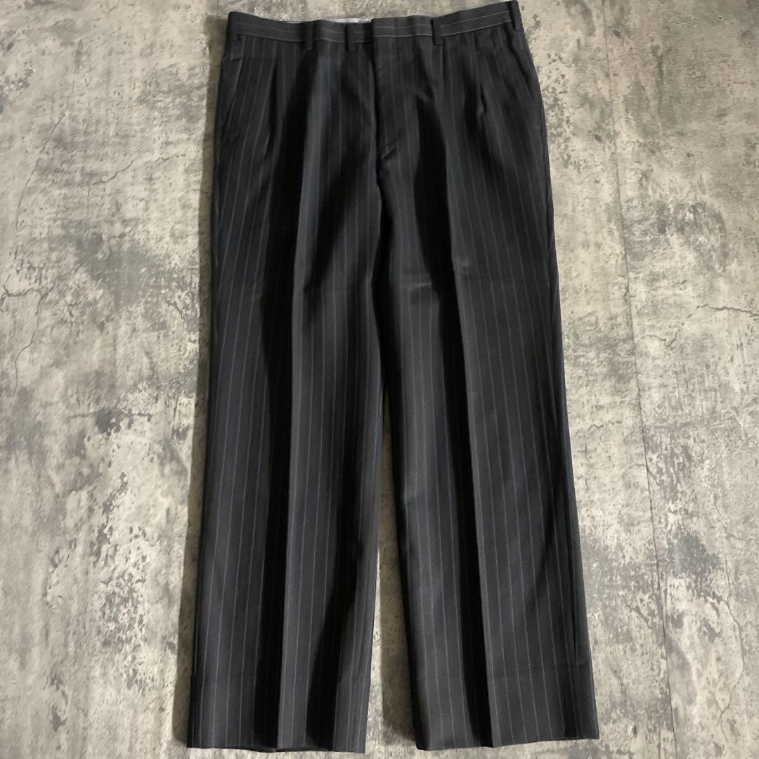 極美品 England製 極上ウール BALENCIAGA ネクタイ スーツXL