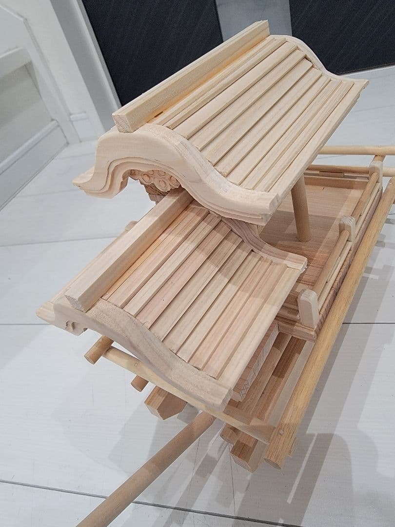 だんじり(地車)ミニだんじり　最後の一台　12月中だけ獅噛プレゼント