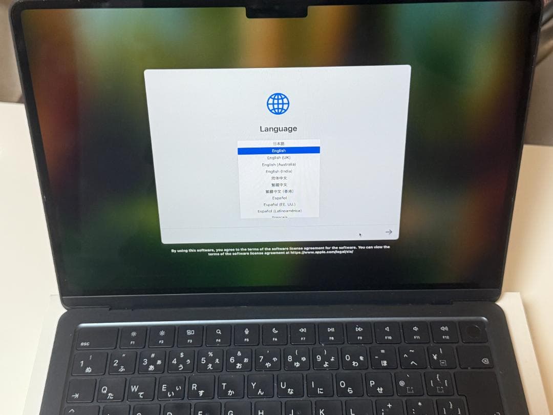 M3チップ搭載13インチMacBook Air - ミッドナイト