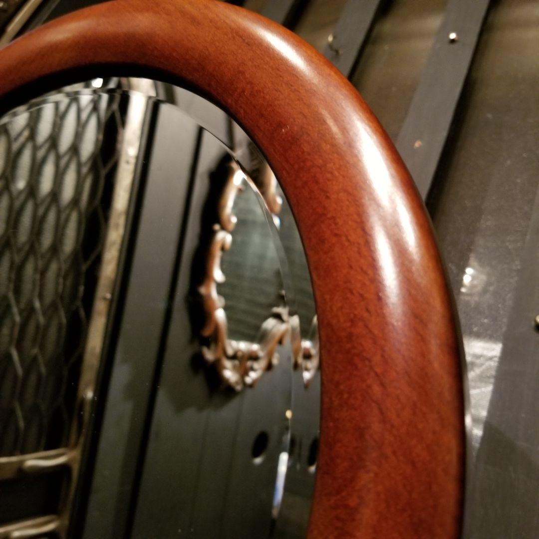 miki　様売約済　カリモク　ラウンド　スタンド　ミラー　姿見