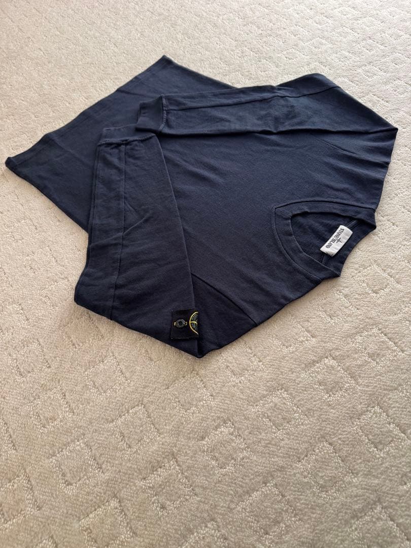 STONE  ストーンアイランド コットン Vネック長袖