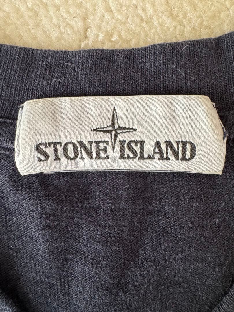STONE  ストーンアイランド コットン Vネック長袖