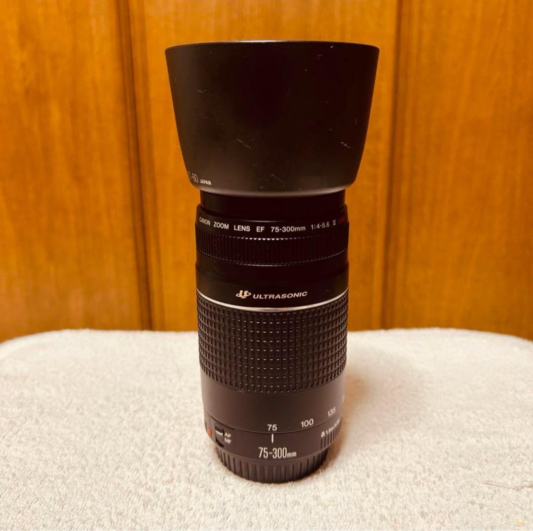 望遠レンズ Canon EF 75-300mm F 4-5.6 Ⅲ USM