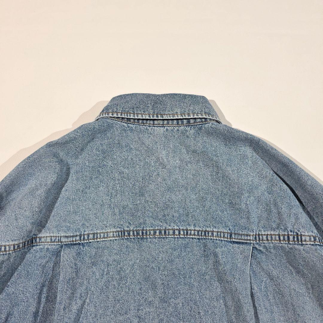 リヴドロワ 【MONN.:.(モン)】ビッグデニムシャツ ブルー