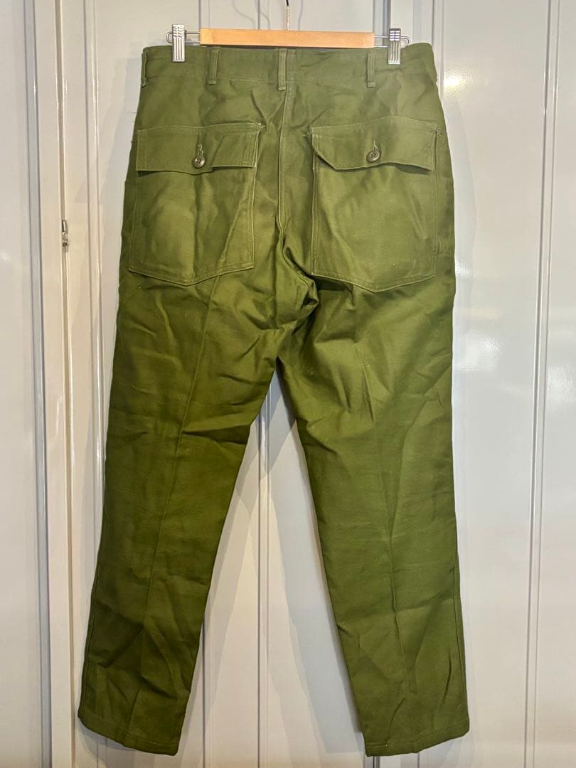 60s 米軍実物 ベイカーパンツ OG-107 W34 L29 菊穴