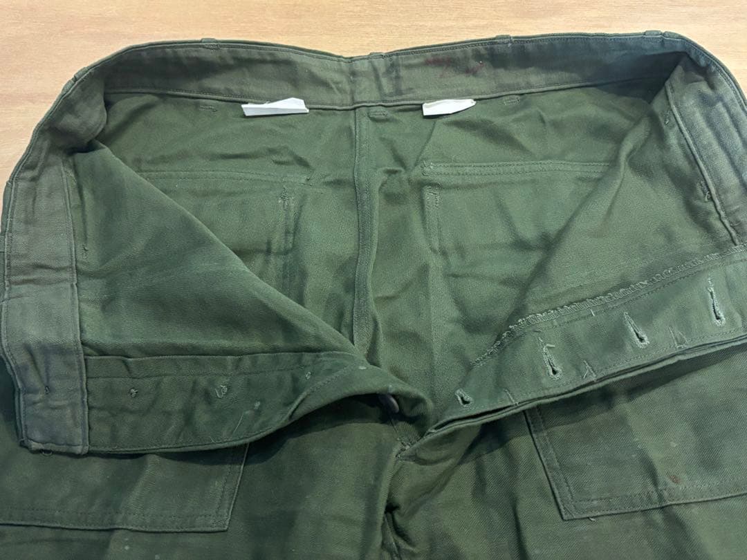 60s 米軍実物 ベイカーパンツ OG-107 W34 L29 菊穴