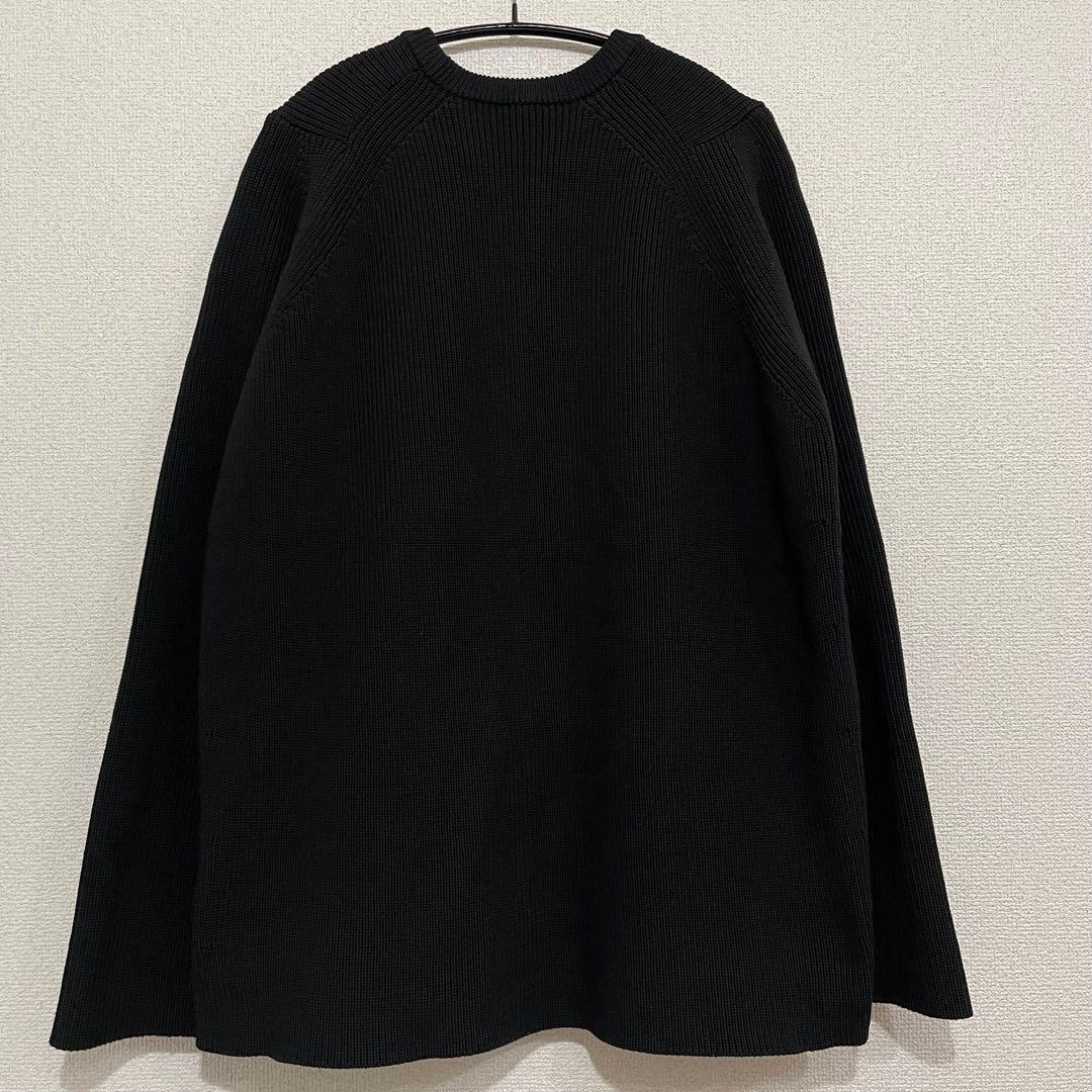 L 3 TEATORA 7G CARTRIDGE KNIT ニット 黒 テアトラ