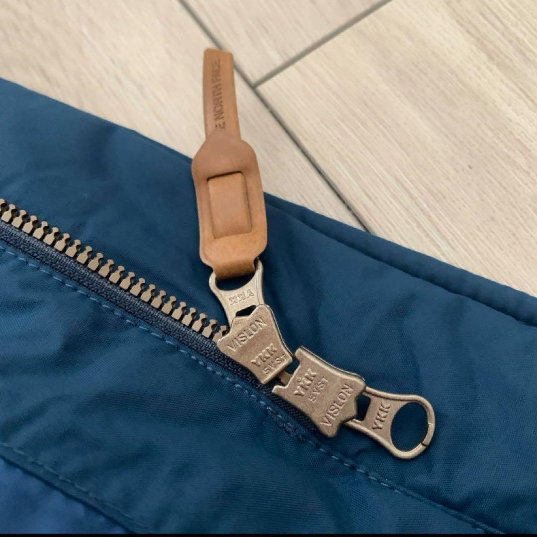 Ｌノースフェイスネイビー紺ダッフルグースダウンジャケットパーカー