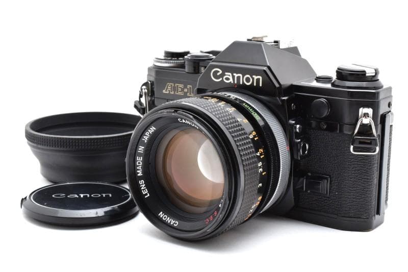 Canon AE-1, FD 50mm f/1.4 S.S.C.（整備品）