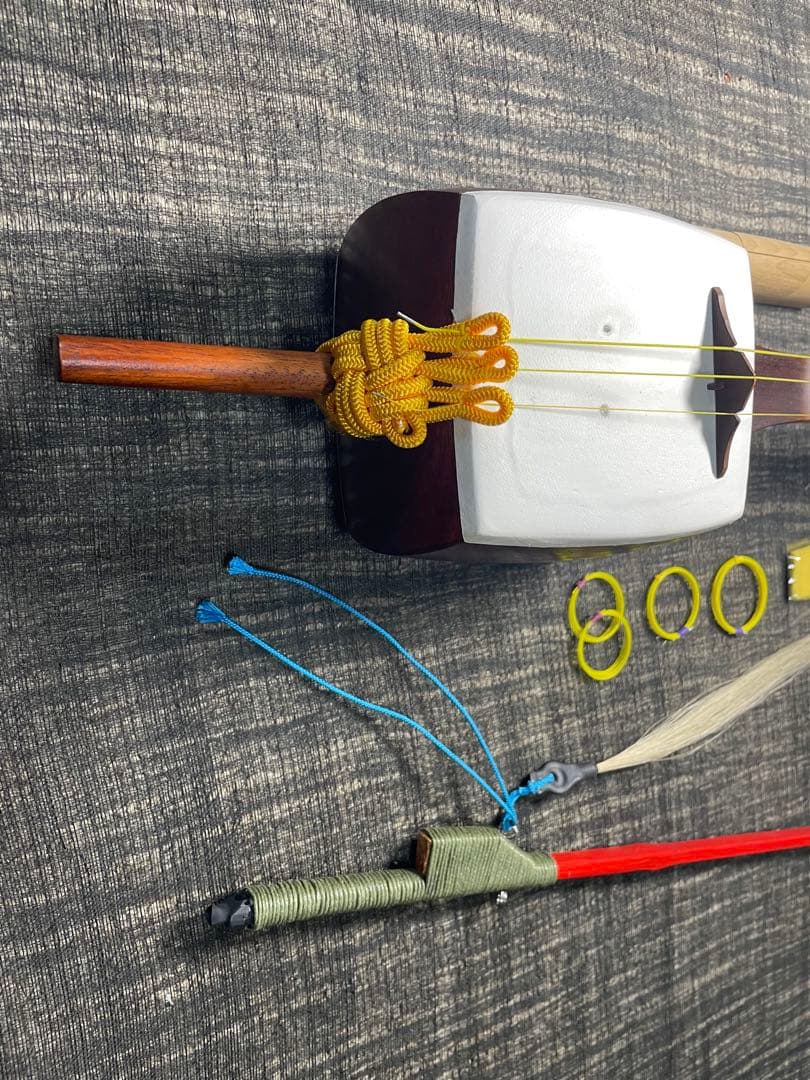 和胡弓木製　弓　付属品セット