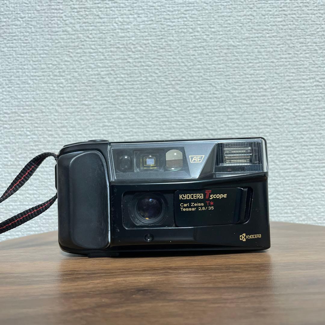 【コンパクトフィルムカメラ】 京セラ Tscope
