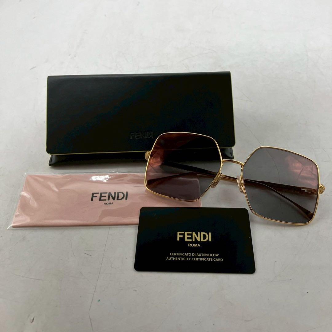 【ky/11.11/10】FENDIサングラス FF0439/S ケース付き