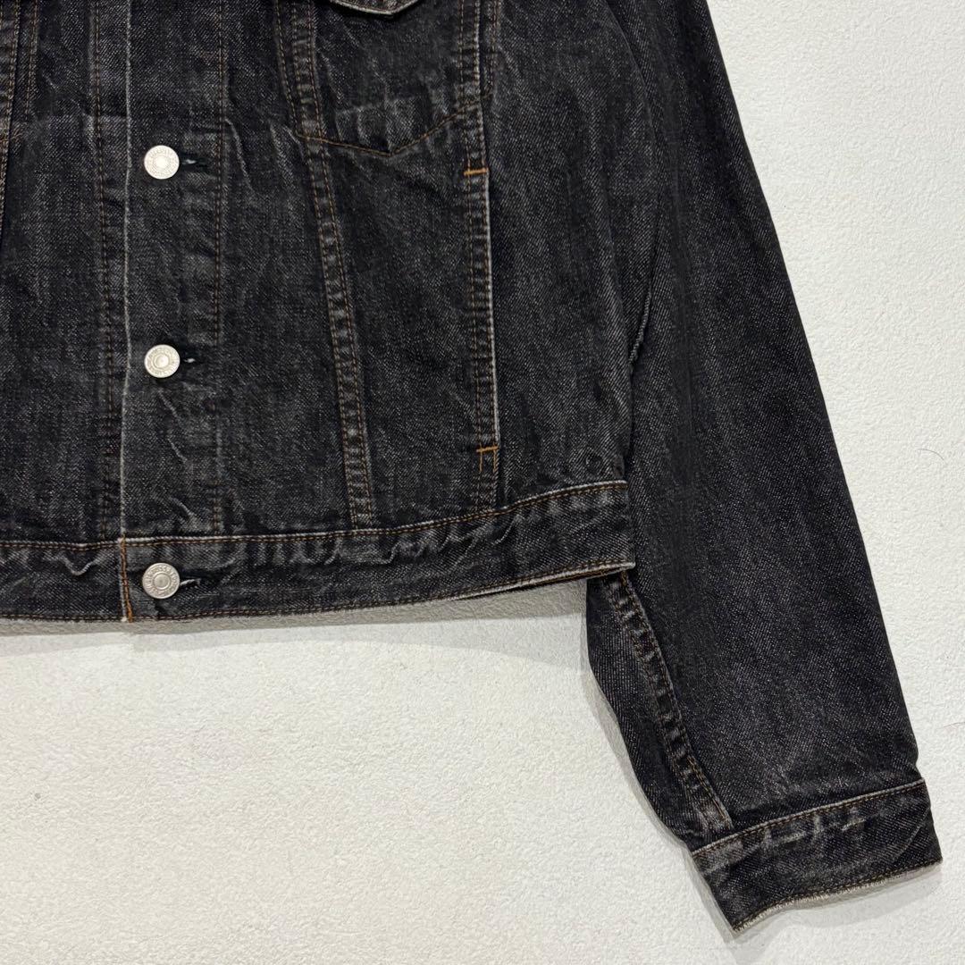 levi's 美品 80s オレンジタブ 先染め ブラック デニム ジャケット