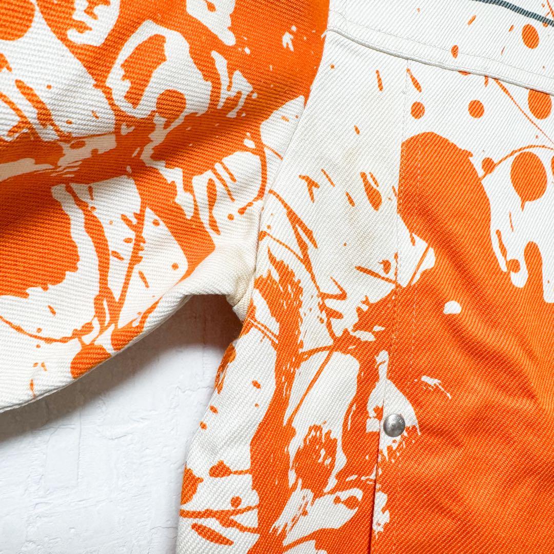 【マルジェラ期】 HERMES 03SS ペイント加工 ジャケット マルジェラ期