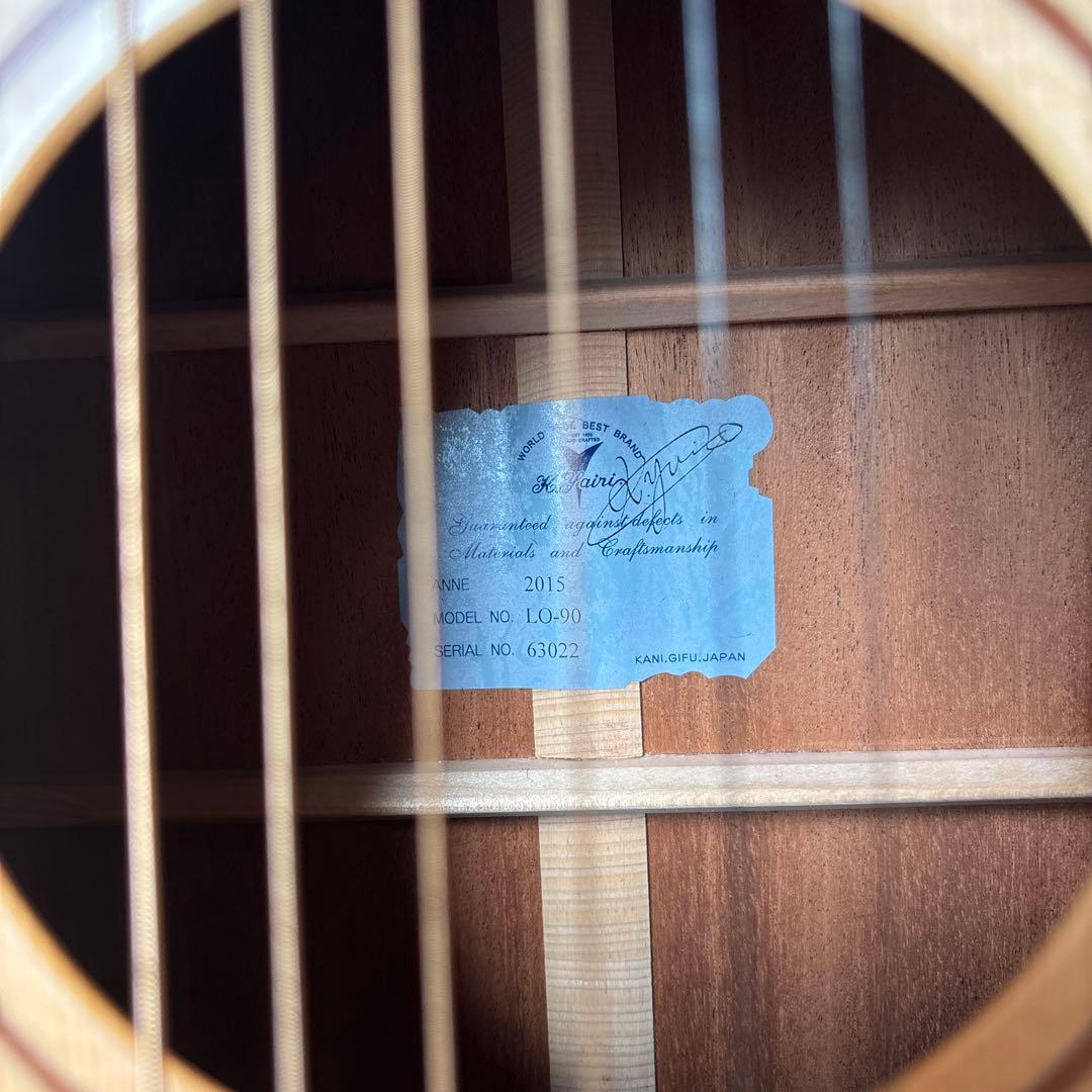 【未使用に近い】K.Yairi LO-90 ハードケース&永久品質保証書付