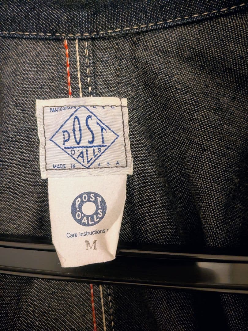 POST O'ALLS ポストオーバーオールズ　カバーオール USA製 Mサイズ