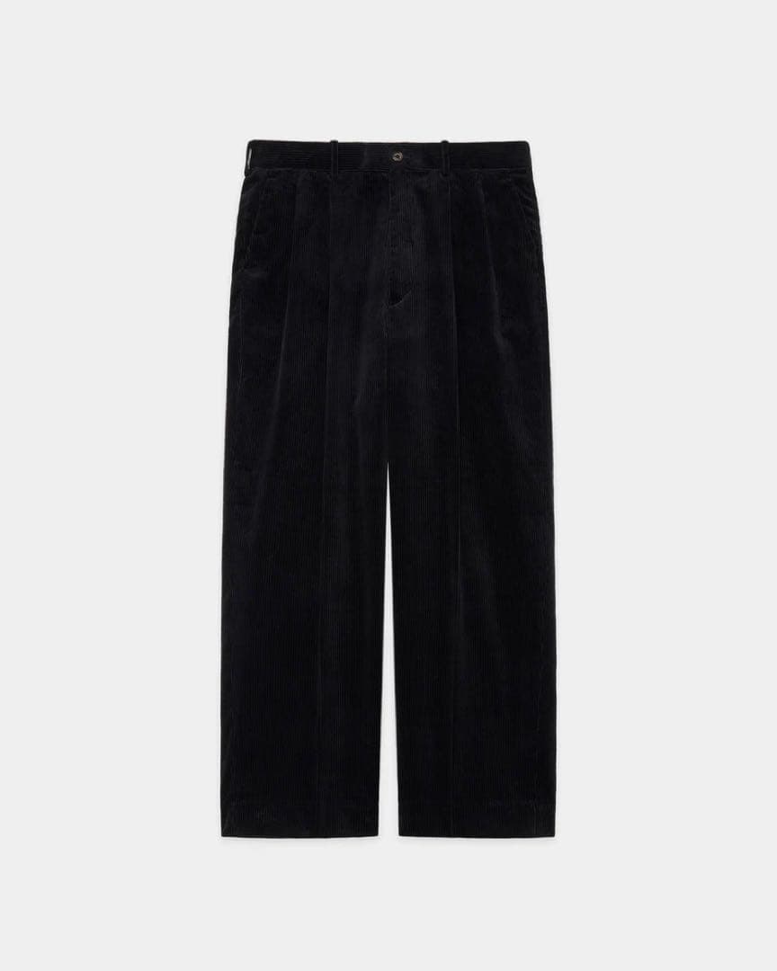 markaware コーデュロイパンツ black 1