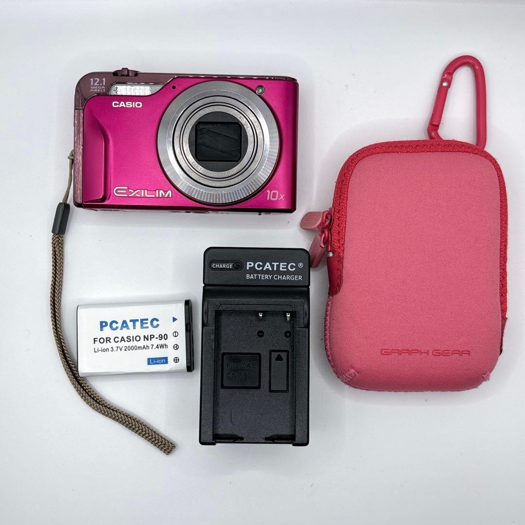 CASIO EXILIM EX-H10 ピンク カシオ デジカメ コンデジ　PK