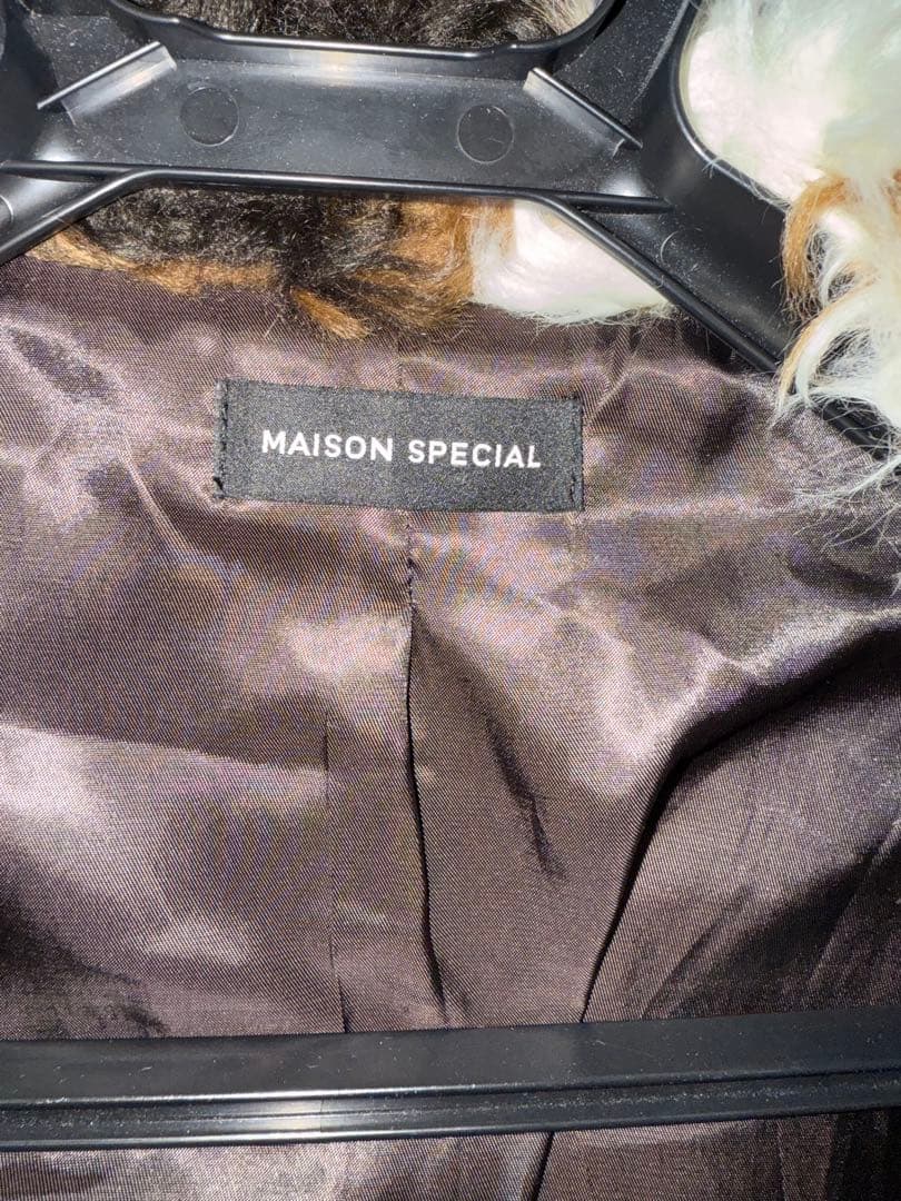 MAISON SPECIAL カールフェイクファーコート