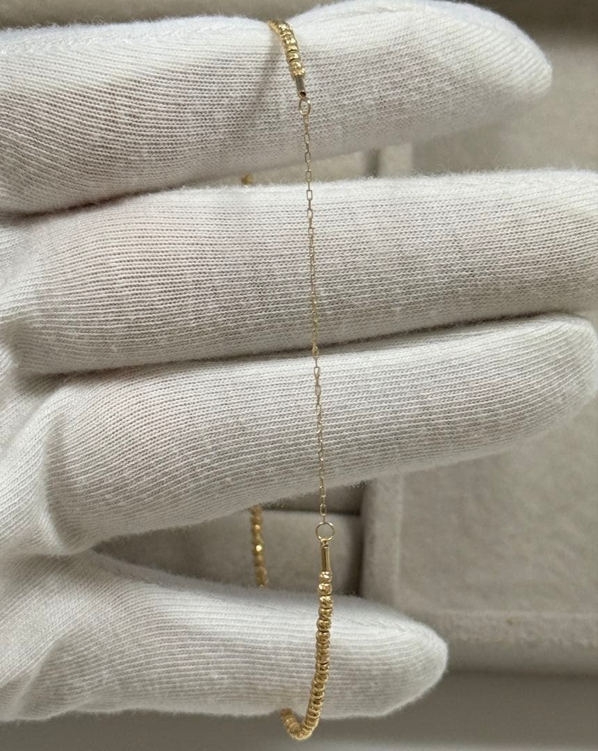 KatrinaK18バングル　18金　ミラーボール　ブレスレット　キラキラ