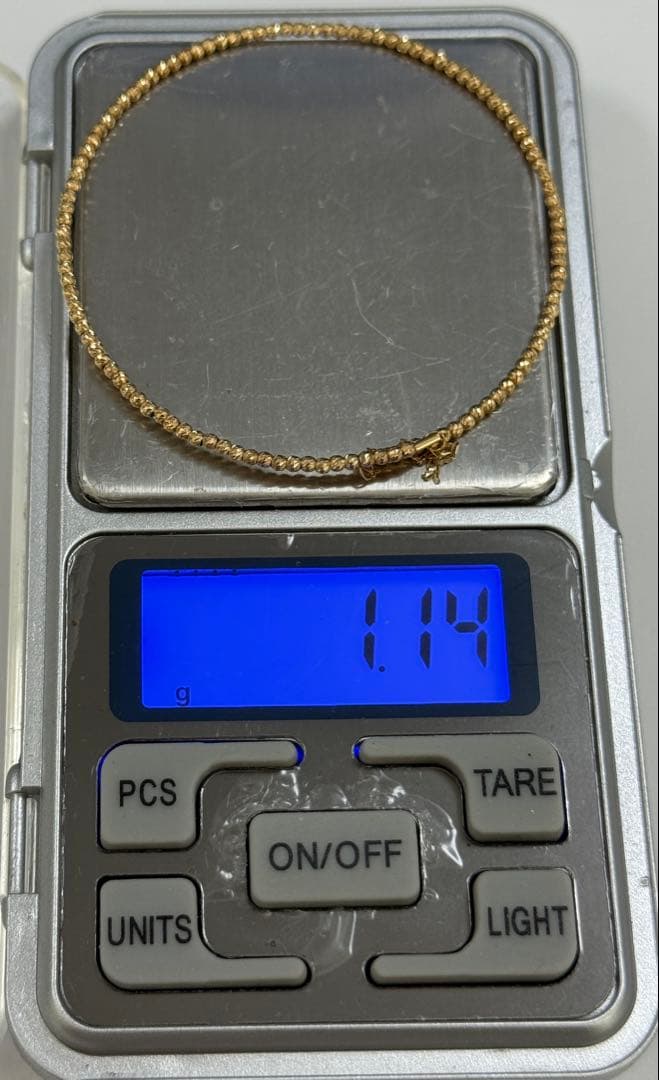 KatrinaK18バングル　18金　ミラーボール　ブレスレット　キラキラ