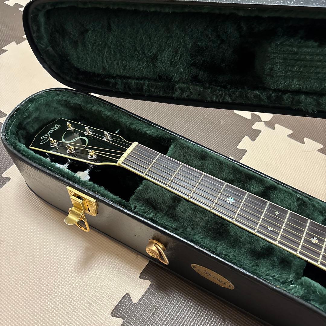 S.Yairi YE55 Black エレアコ 【トップ単板】ハードケース付き