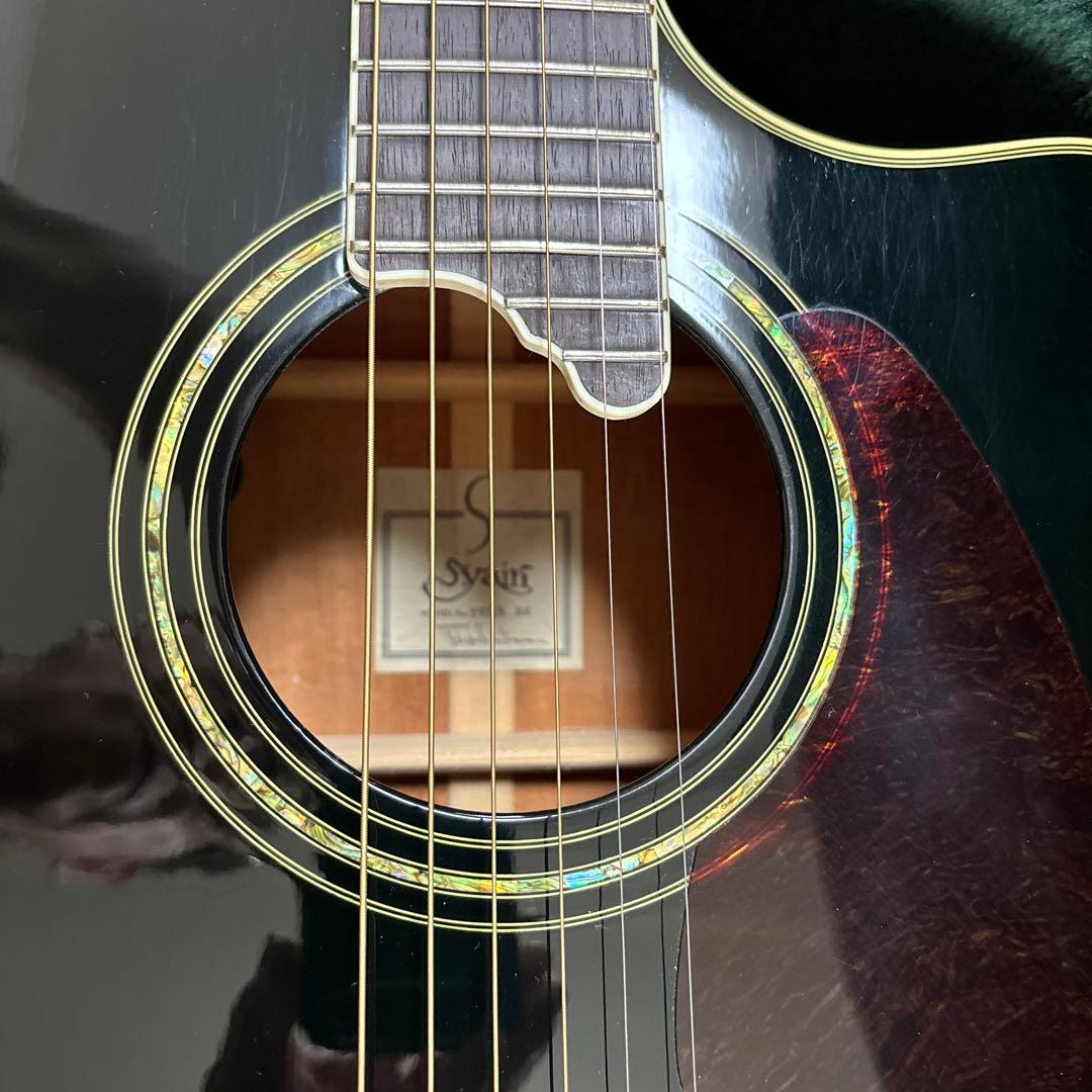 S.Yairi YE55 Black エレアコ 【トップ単板】ハードケース付き