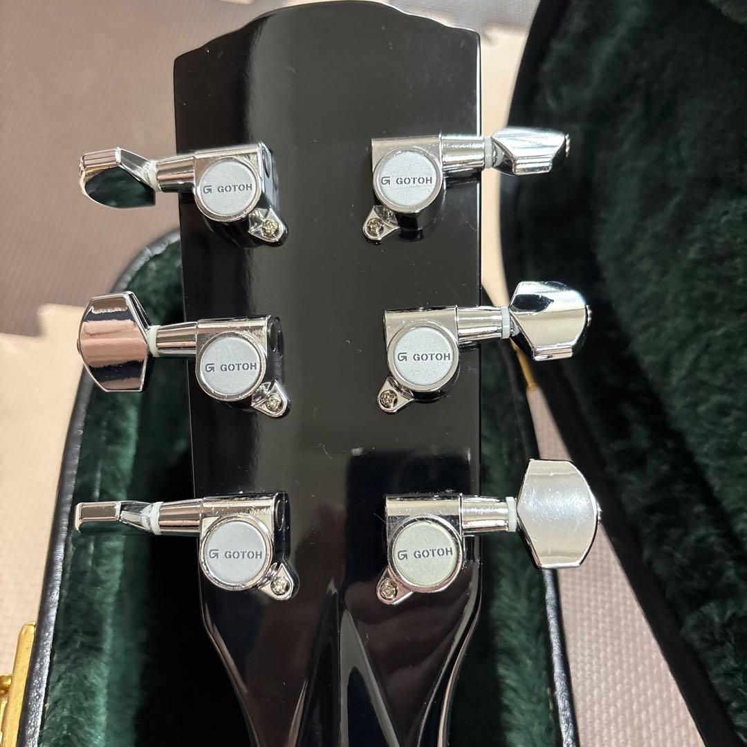 S.Yairi YE55 Black エレアコ 【トップ単板】ハードケース付き