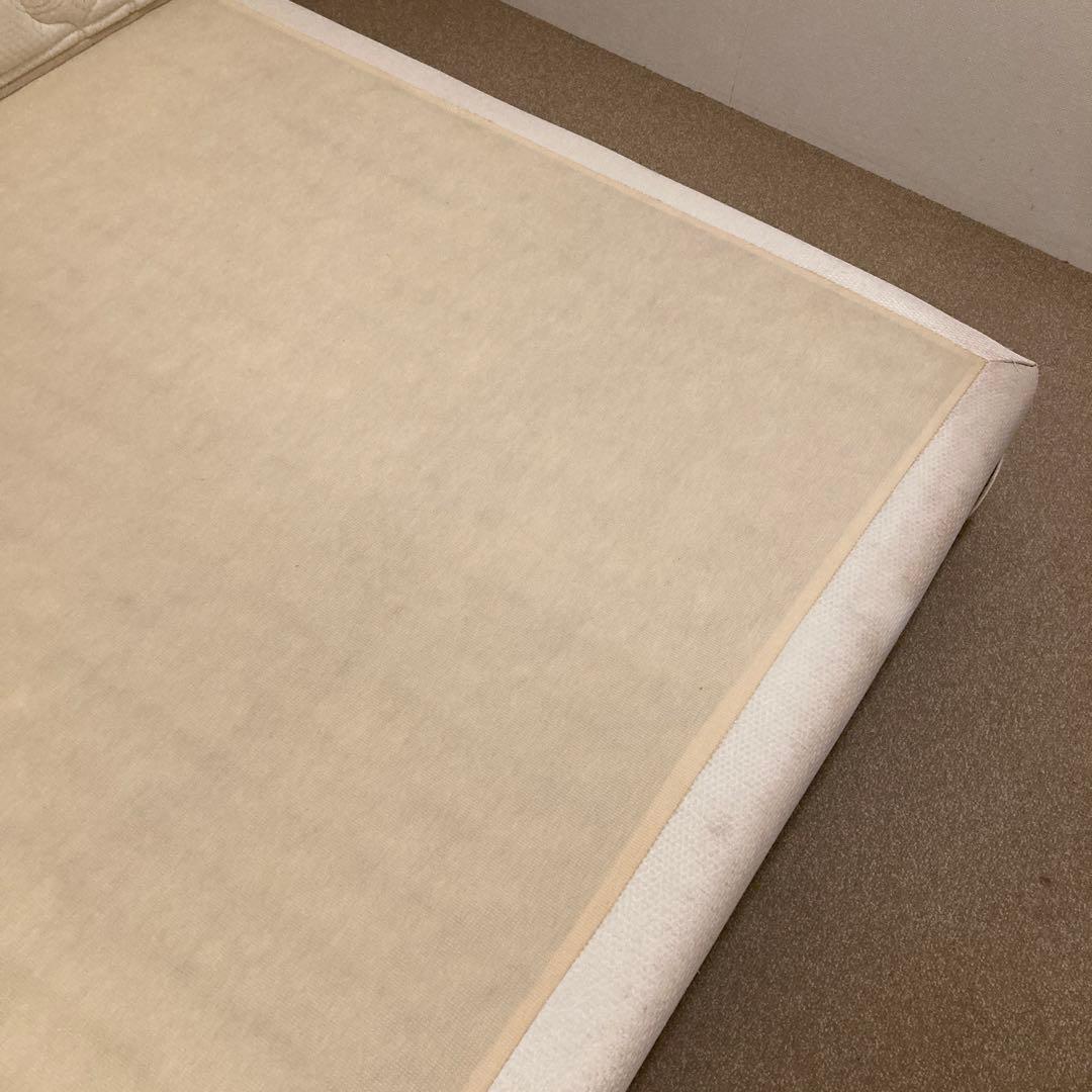 【シモンズ】ダブルベッド　ダブルクッションタイプ　ヘッドボード　ボトムクッション