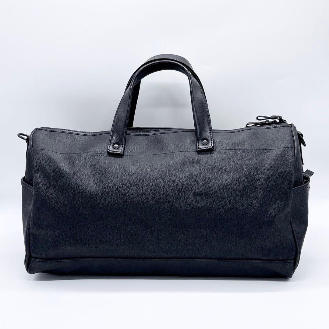 【美品】ポーター　porter 吉田鞄 ボストンバッグ オールレザー　ブラック