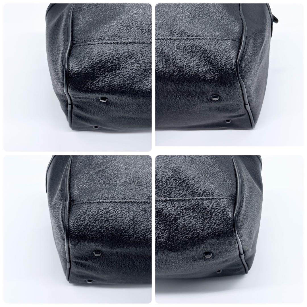 【美品】ポーター　porter 吉田鞄 ボストンバッグ オールレザー　ブラック