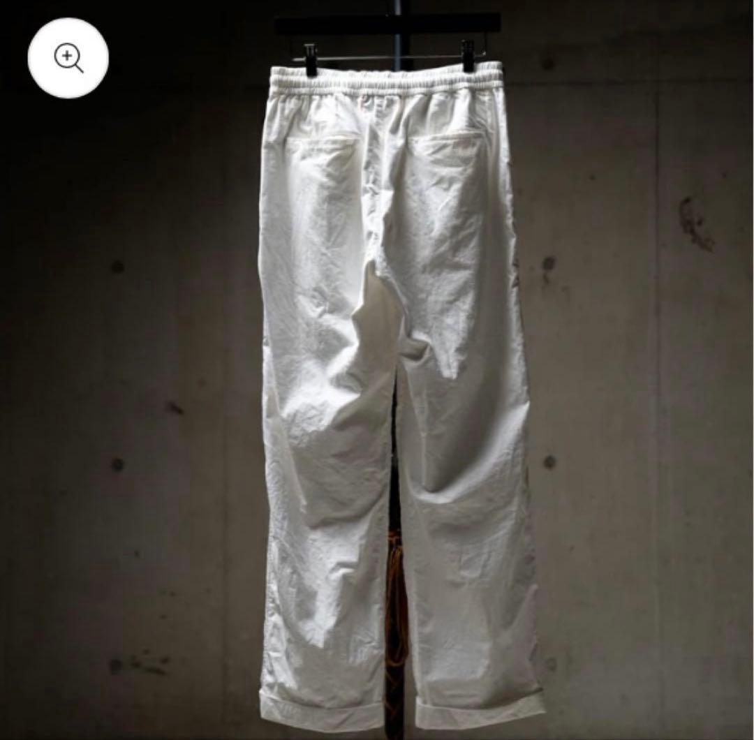 メゾンキネマ　Two tuck cotton pajama pants