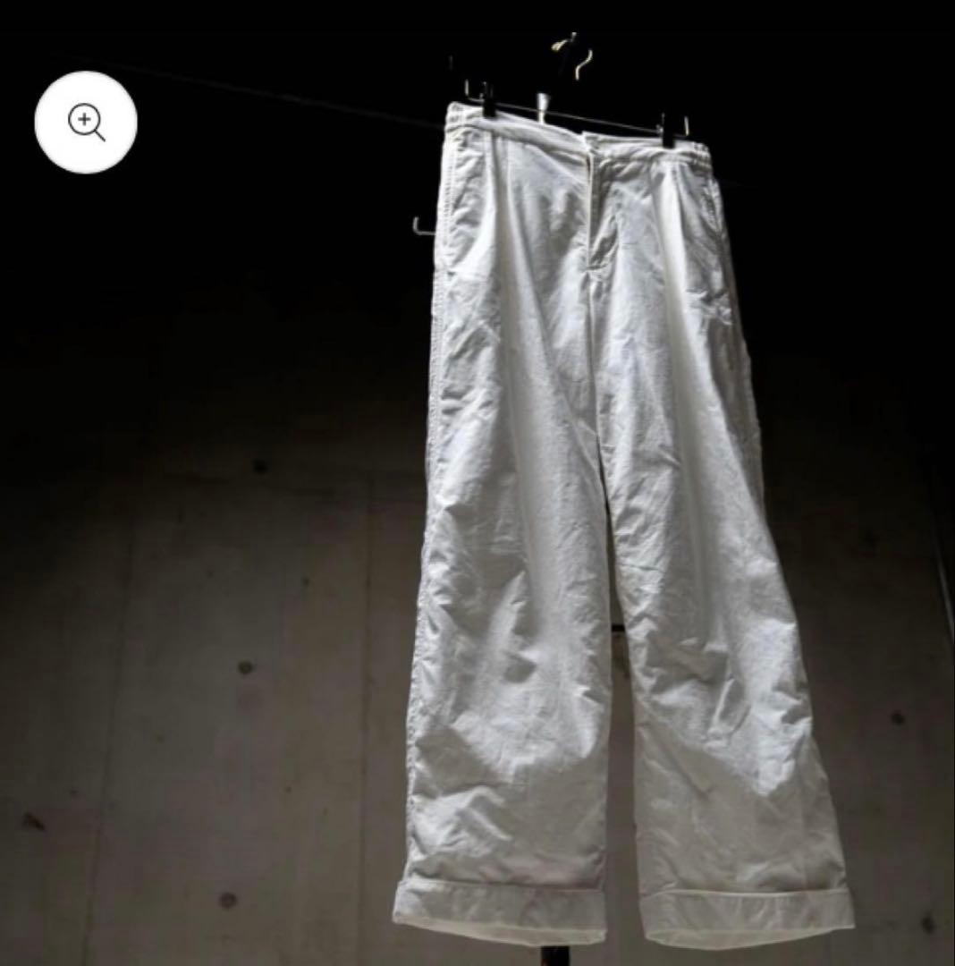 メゾンキネマ　Two tuck cotton pajama pants