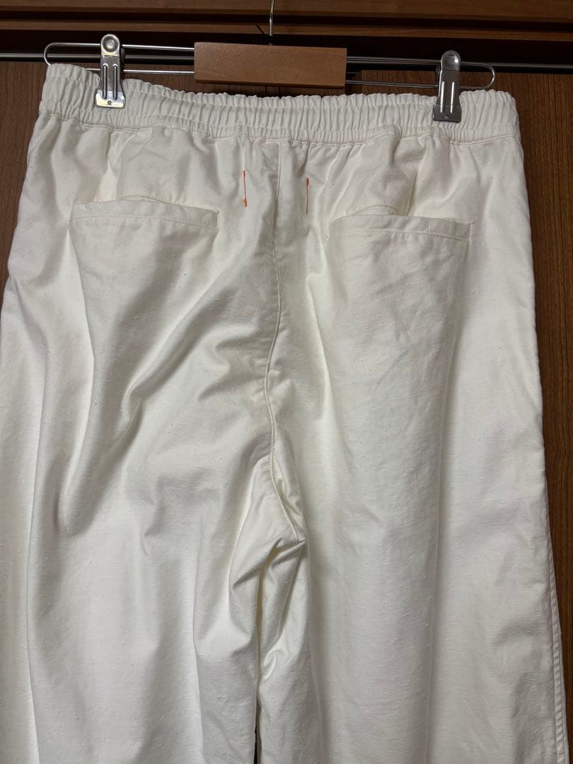 メゾンキネマ　Two tuck cotton pajama pants