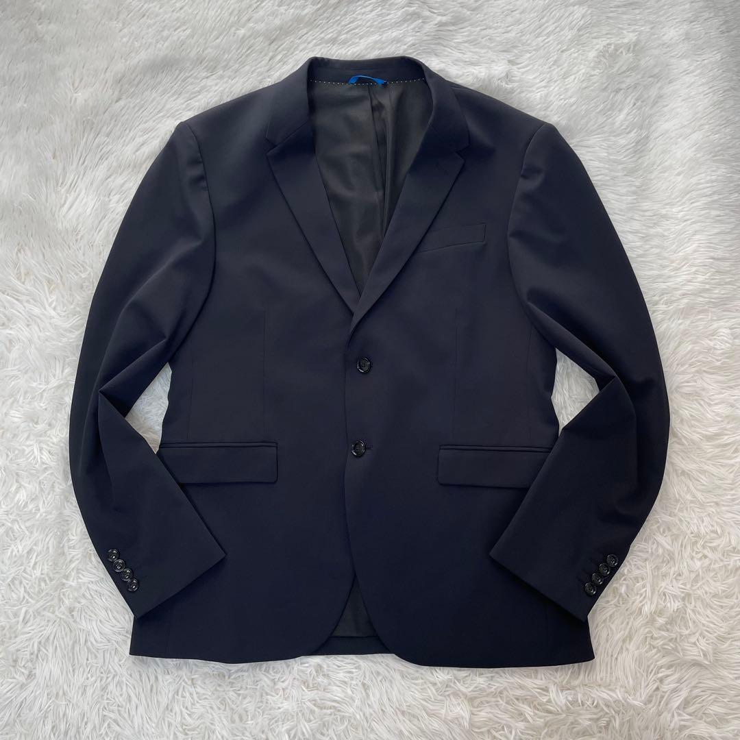 【2XL】ZARA セットアップ　スーツ　濃紺　EUR52/42 希少サイズ