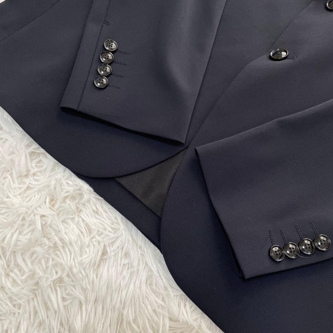 【2XL】ZARA セットアップ　スーツ　濃紺　EUR52/42 希少サイズ