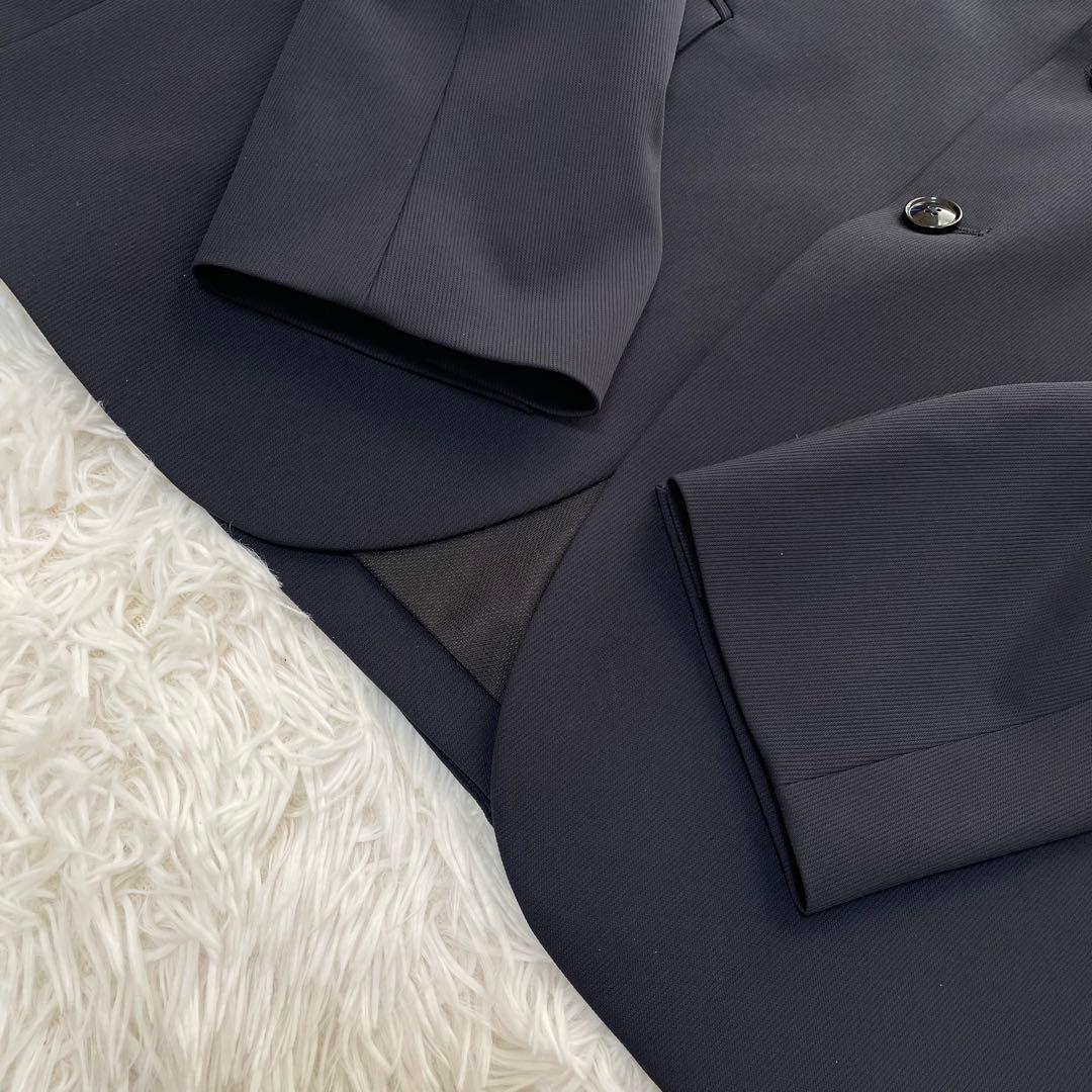 【2XL】ZARA セットアップ　スーツ　濃紺　EUR52/42 希少サイズ