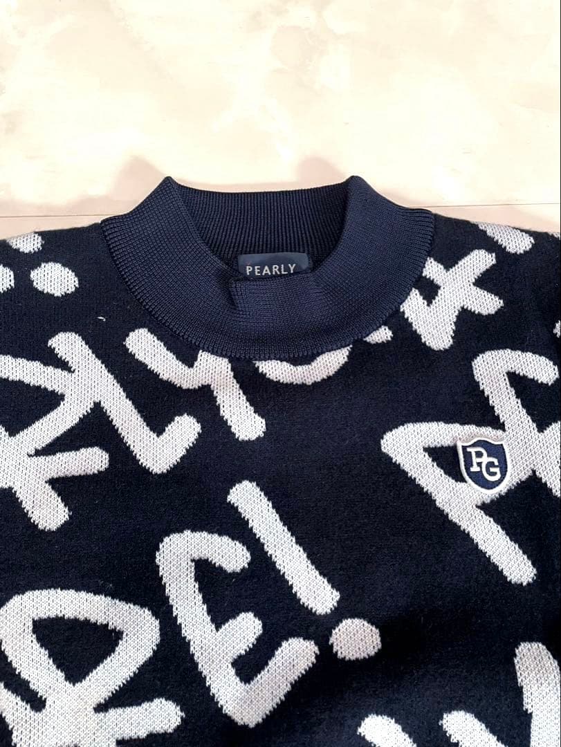 正規品　ほぼ未使用　パーリーゲイツ　ハイネックニット　ウール使用　セーター　1