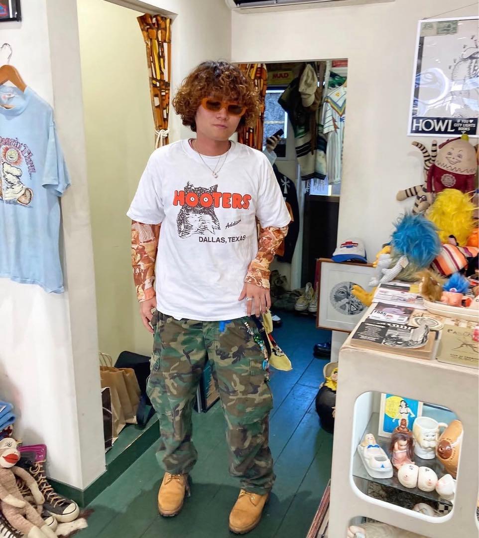 【90s military】迷彩カーゴパンツ　ポーカーズつかさ着用モデル