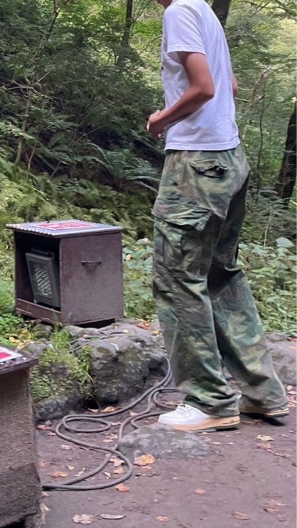 【90s military】迷彩カーゴパンツ　ポーカーズつかさ着用モデル