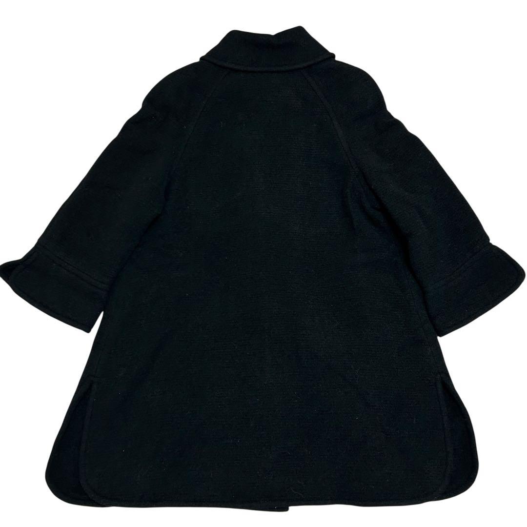 valentino garavani ウールモヘアコート　ブラック　レディース