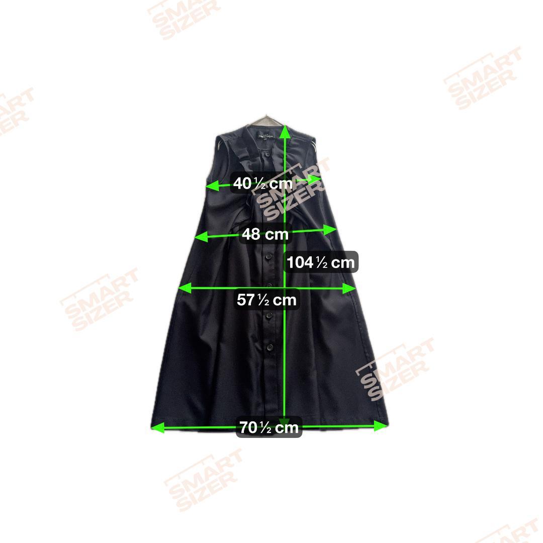 美品　トリココムデギャルソン　AD2015　ロングワンピース　黒　S　フリル