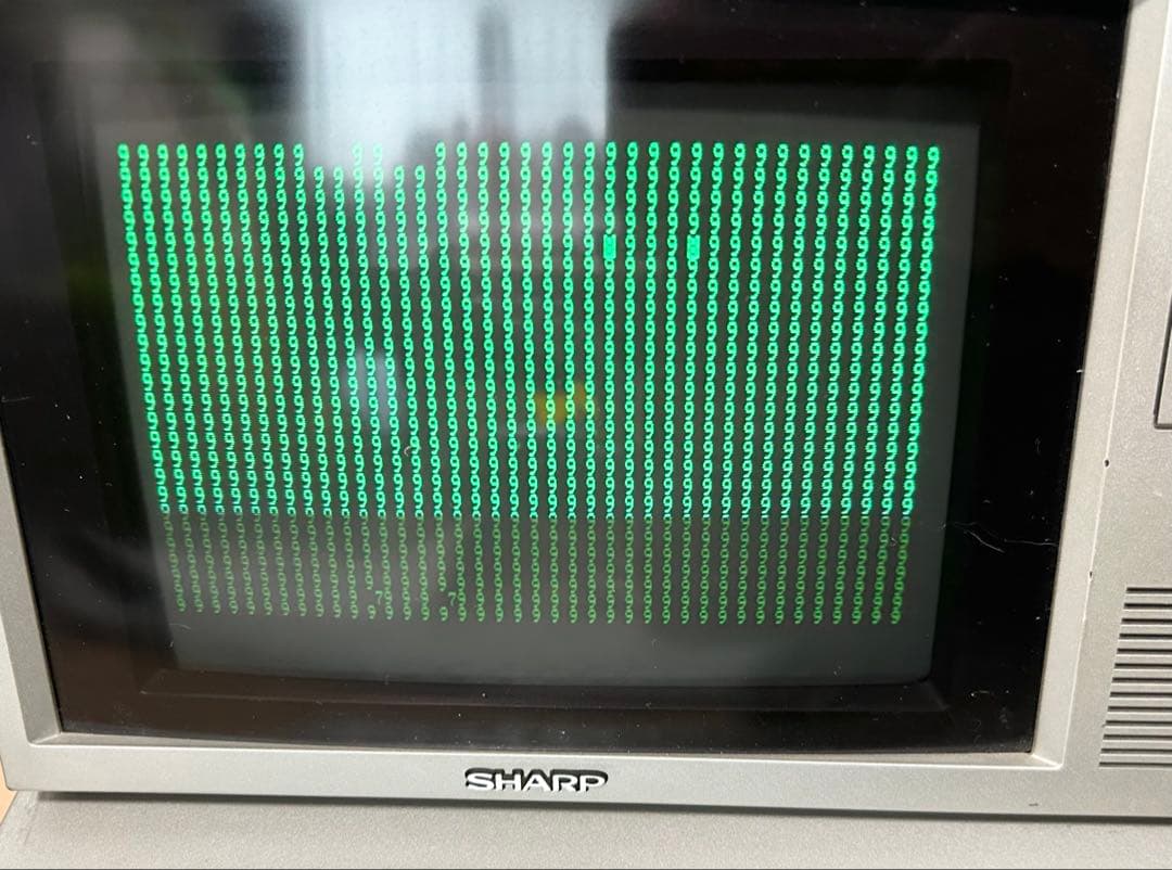 SHARP レトロパソコン MZ-80B 通電のみ