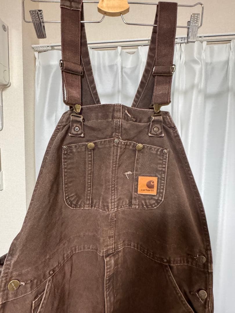 さる吉様用　Carhartt ブラウンオーバーオール